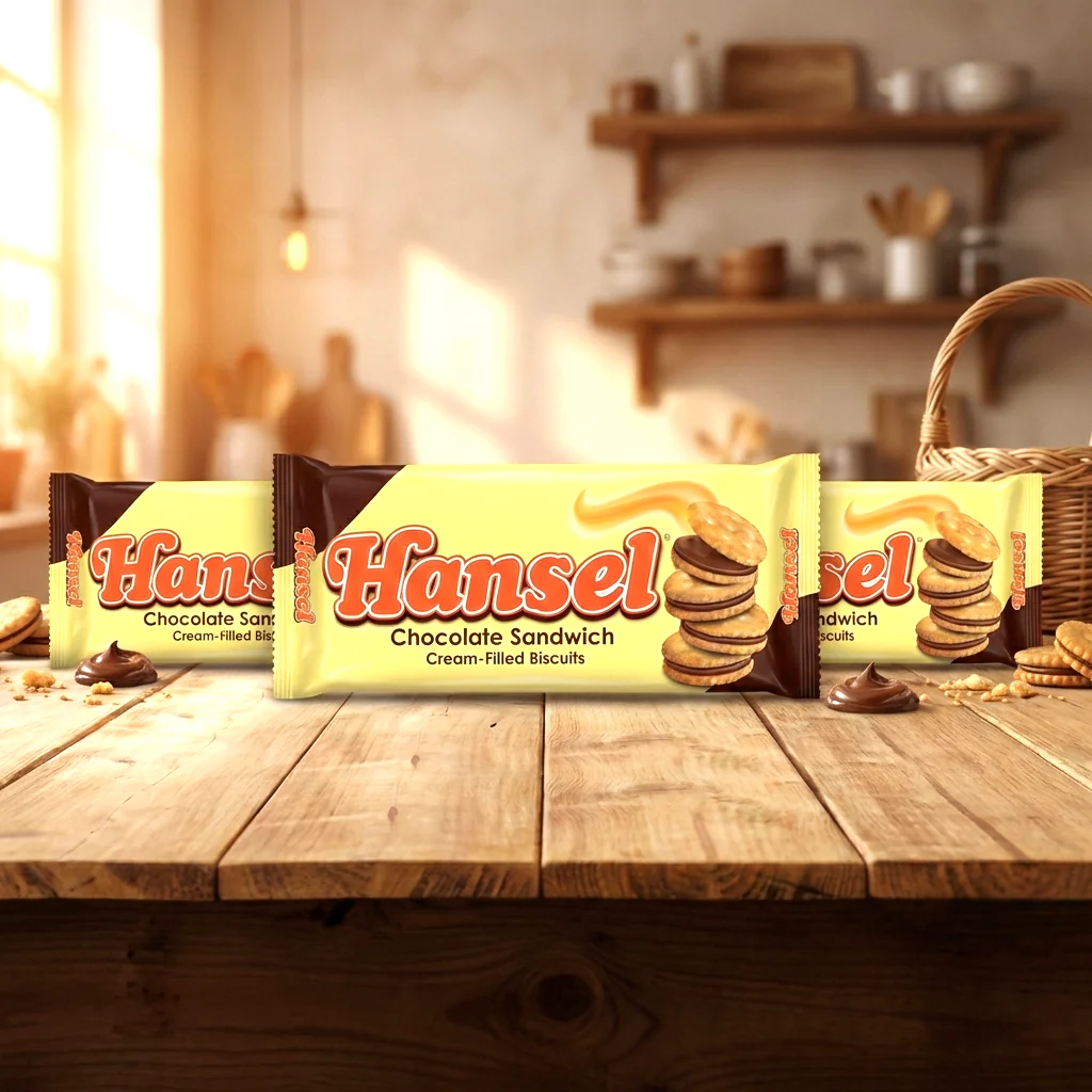 Hansel Chocolate Sandwich Cream-Filled Biscuits - (3 Pcs Combo) - Image 3
