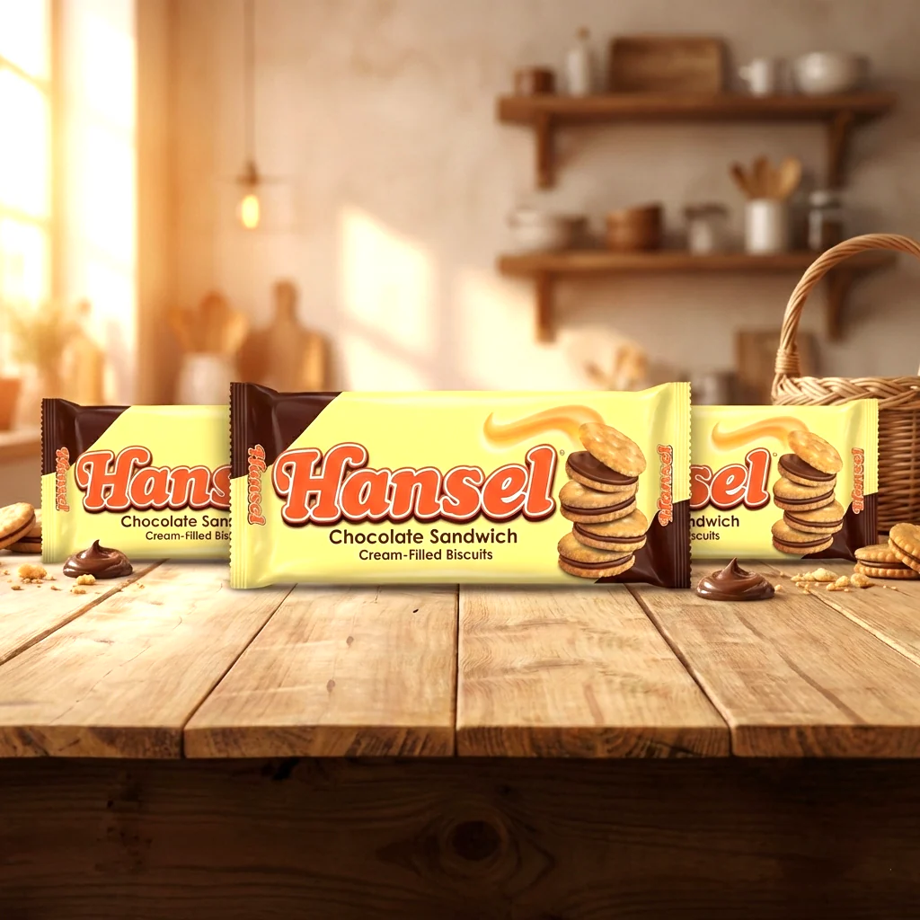 Hansel Chocolate Sandwich Cream-Filled Biscuits - (3 Pcs Combo) - Image 6