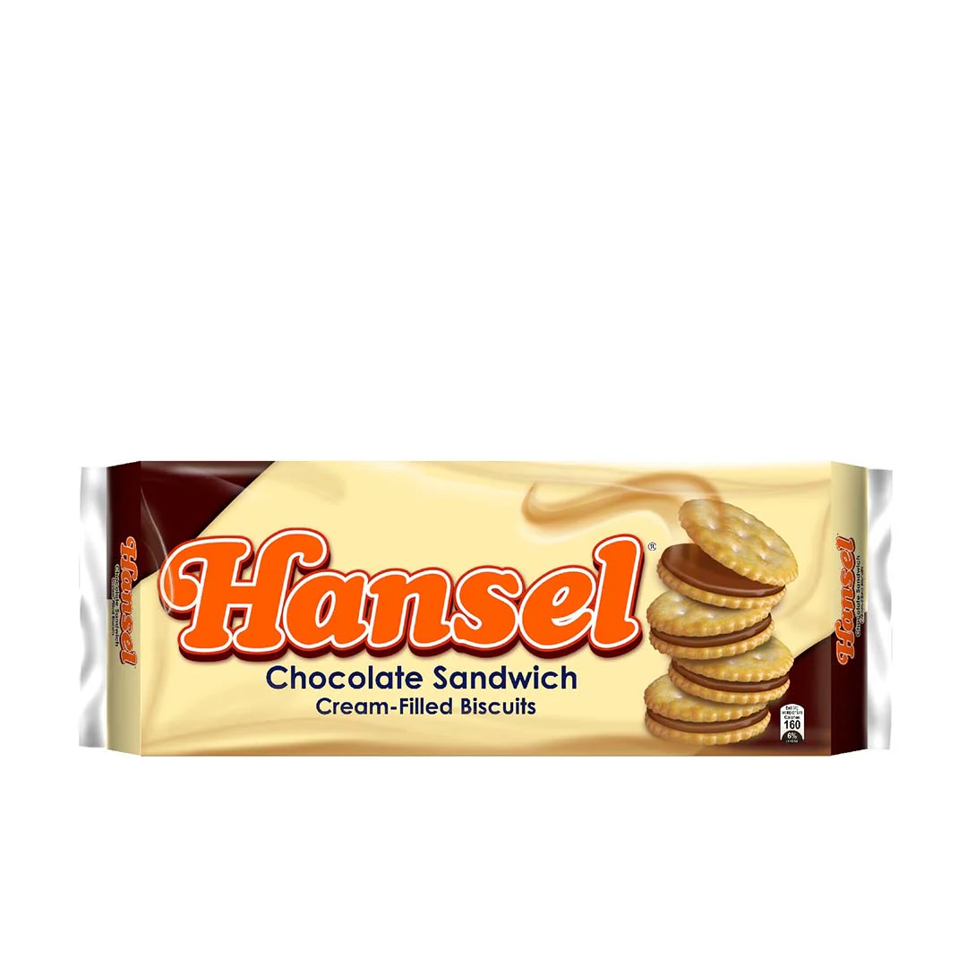 Hansel Chocolate Sandwich Cream Biscuits 10x31g - Image 3