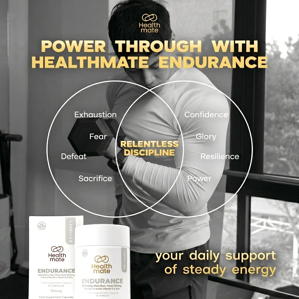 Healthmate Endurance Food Supplement Capsules – 700mg (30 Capsules) - Image 4