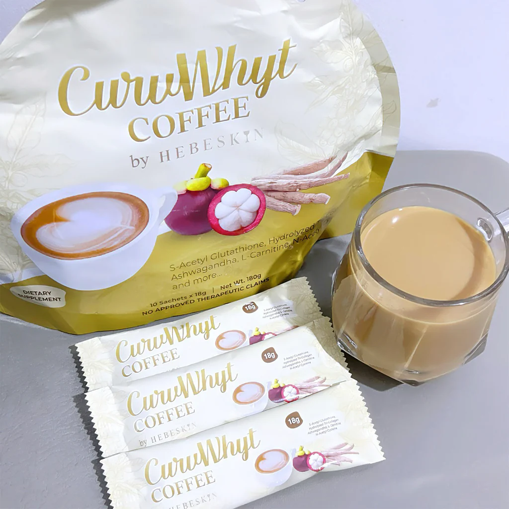 Hebeskin CurvWhyt Coffee – Beauty & Wellness Coffee Blend (10 Sachets x 18g) - Image 7