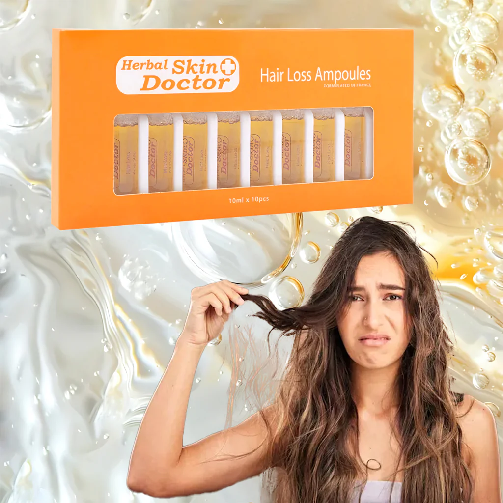 Herbal Skin Doctor Hair Loss Ampoules – 10ml × 10pcs - Image 2