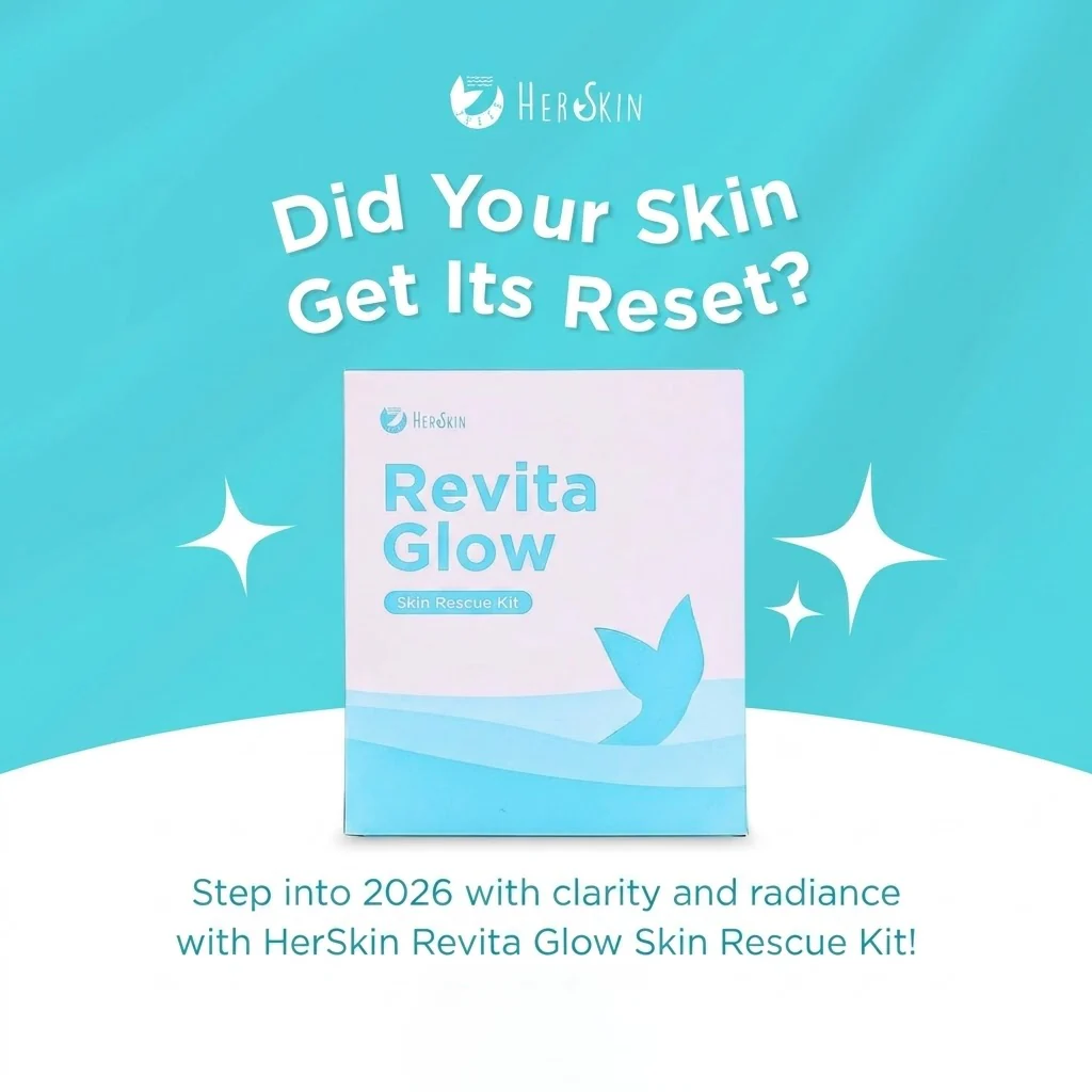 HerSkin Revita-Glow Skin Rescue Kit – 4-Piece Rejuvenating Set