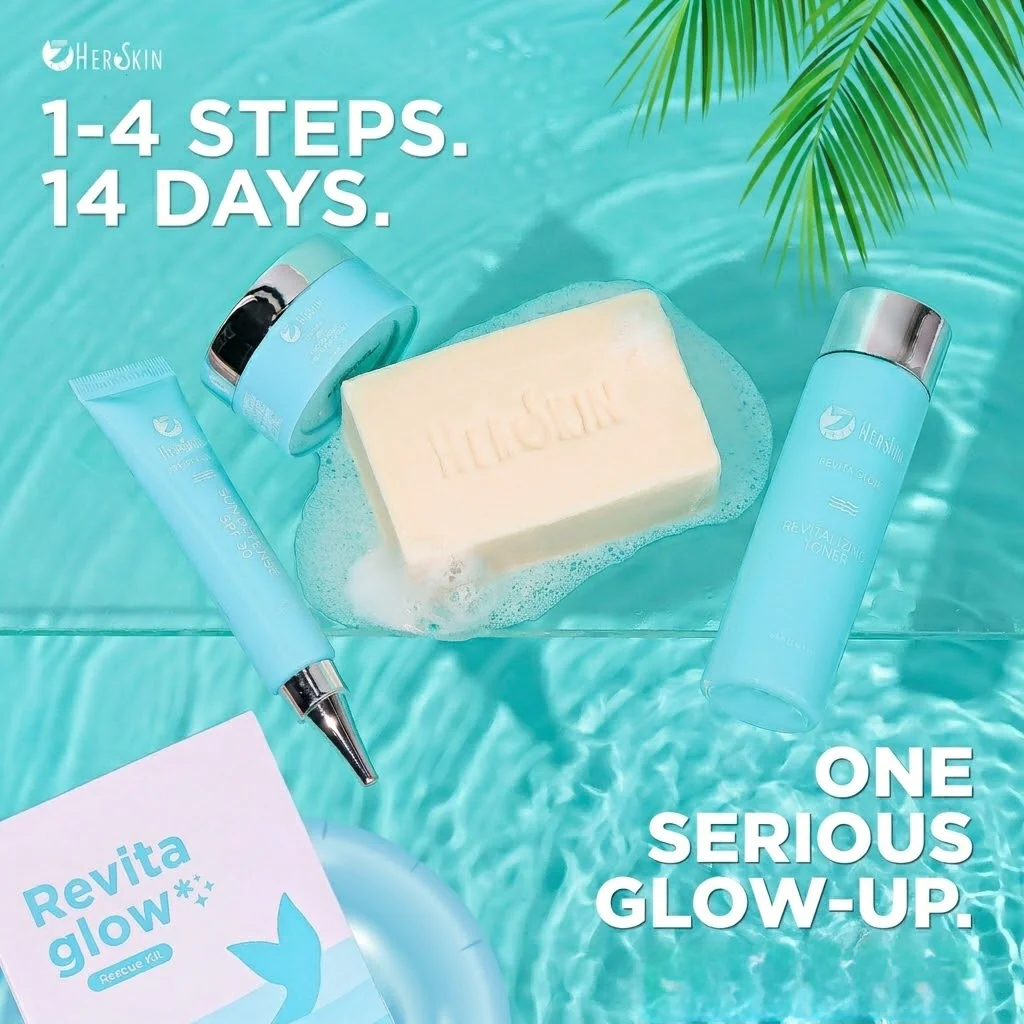 HerSkin Revita-Glow Skin Rescue Kit – 4-Piece Rejuvenating Set - Image 2
