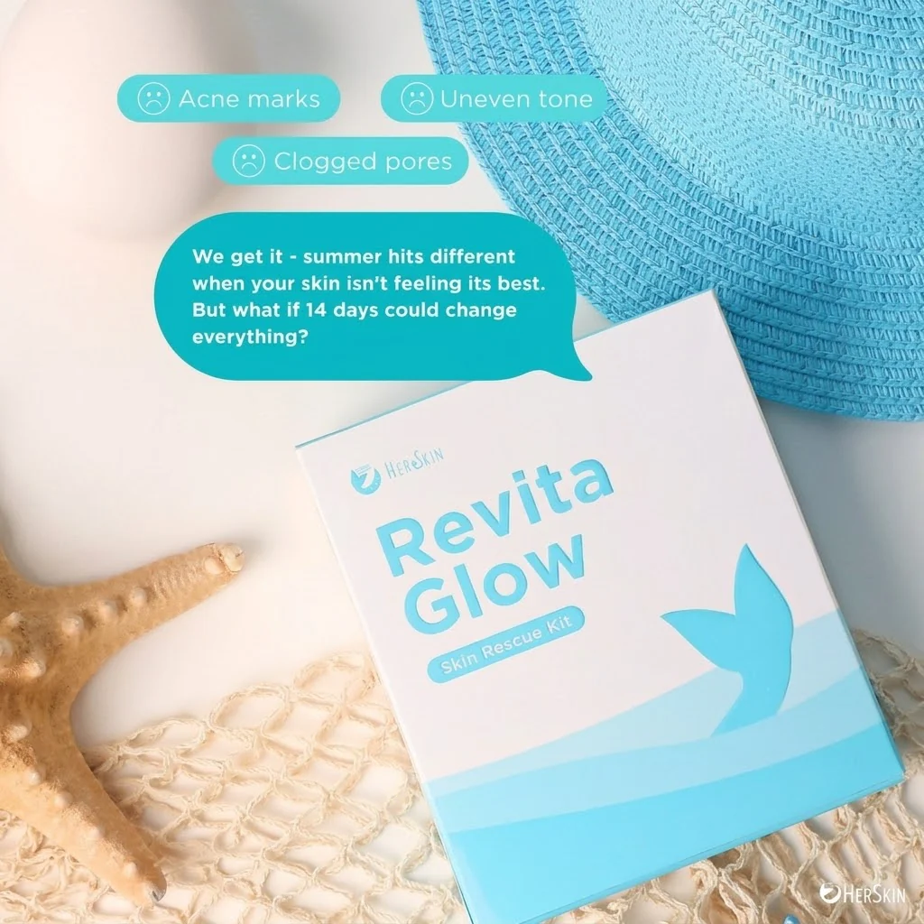HerSkin Revita-Glow Skin Rescue Kit – 4-Piece Rejuvenating Set - Image 3
