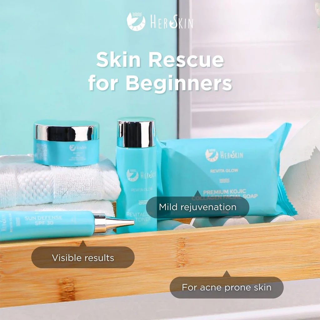 HerSkin Revita-Glow Skin Rescue Kit – 4-Piece Rejuvenating Set - Image 7