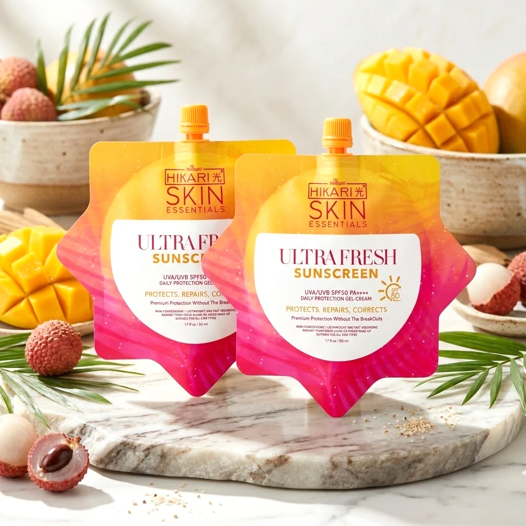 HikariSkin Essentials UltraFresh Sunscreen SPF50 PA++++ - 50ml (Combo) - Image 2