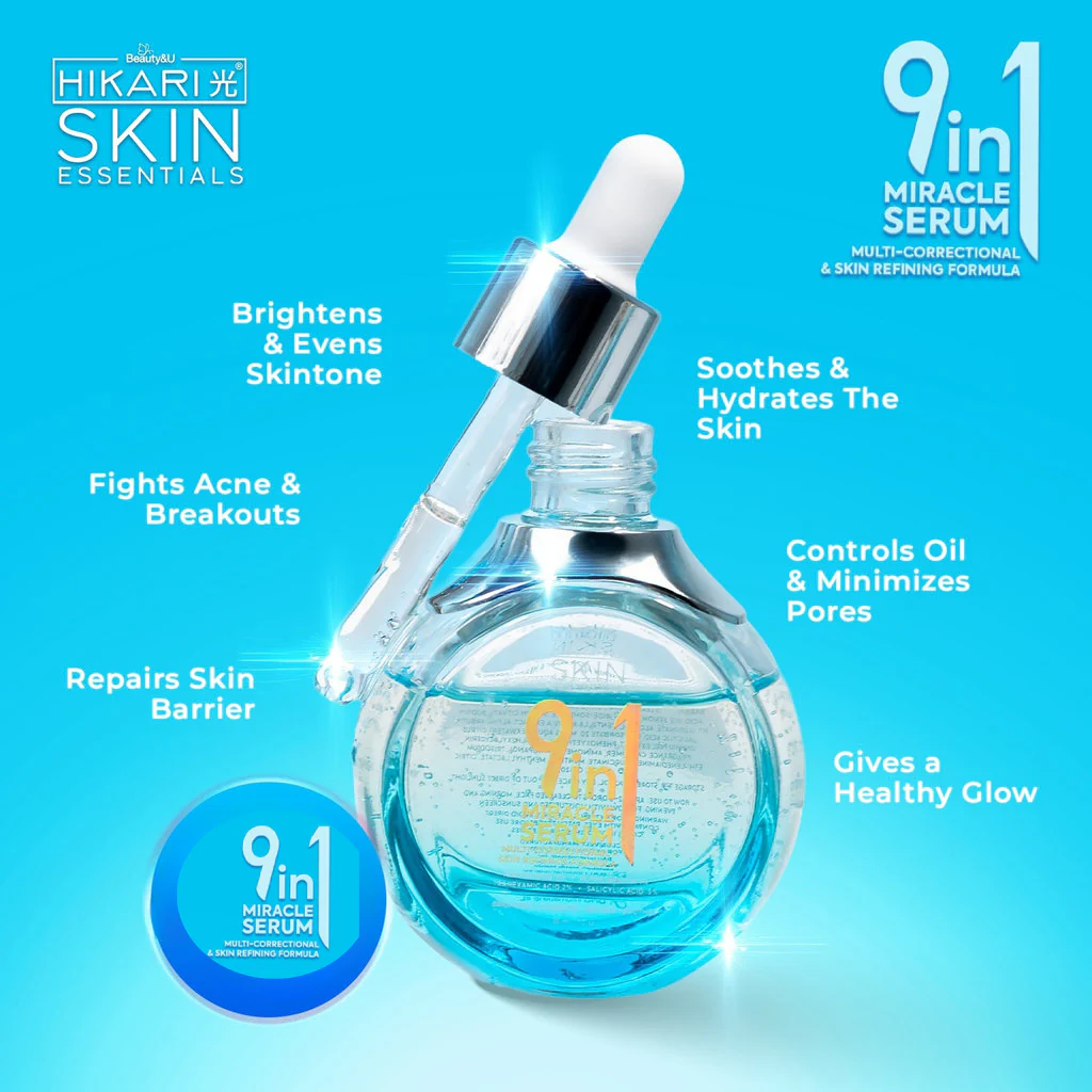 Hikari Skin Essentials 9-in-1 Miracle Serum – 30ml - Image 5