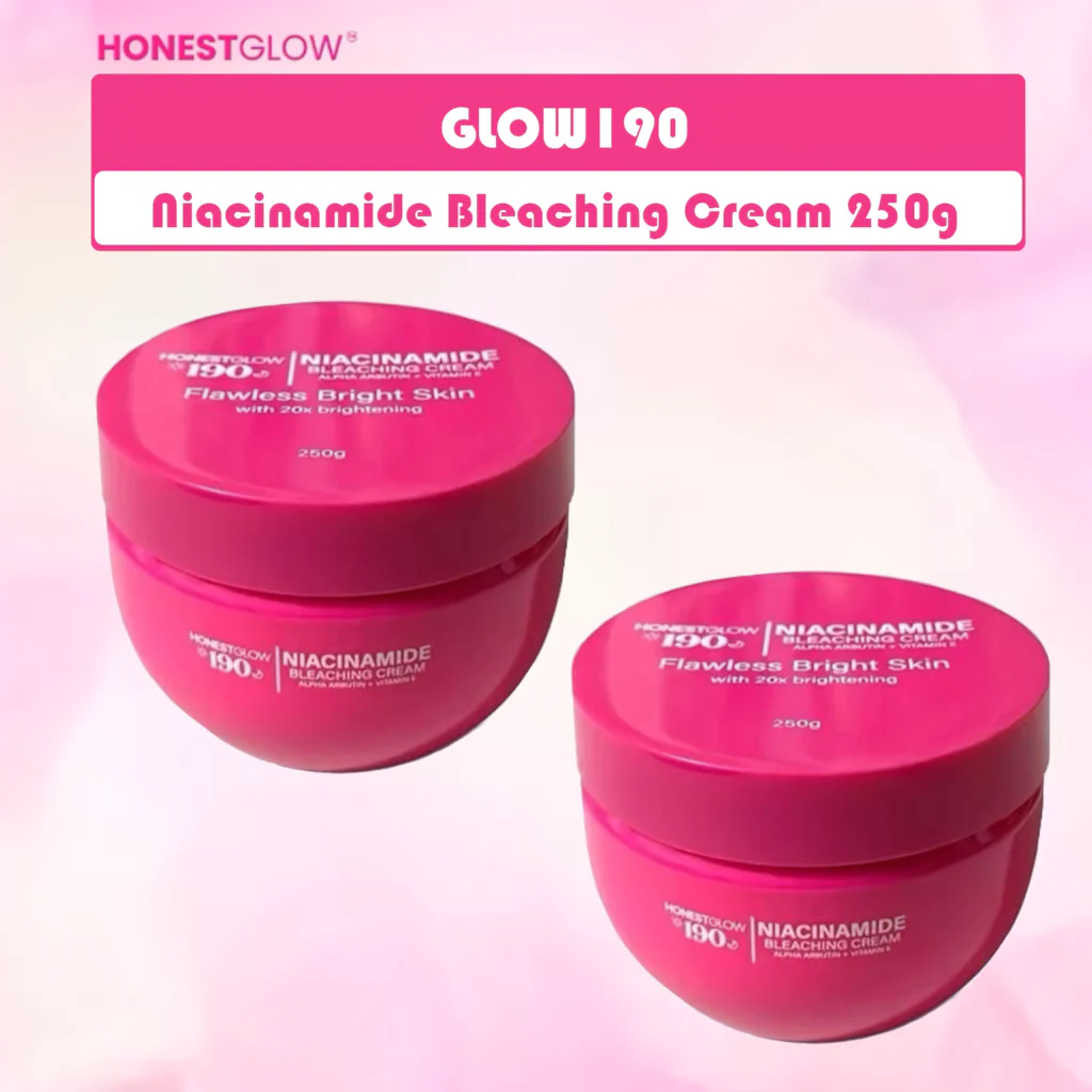 Honest Glow 190 – Niacinamide Bleaching Cream (250ML) - Image 9