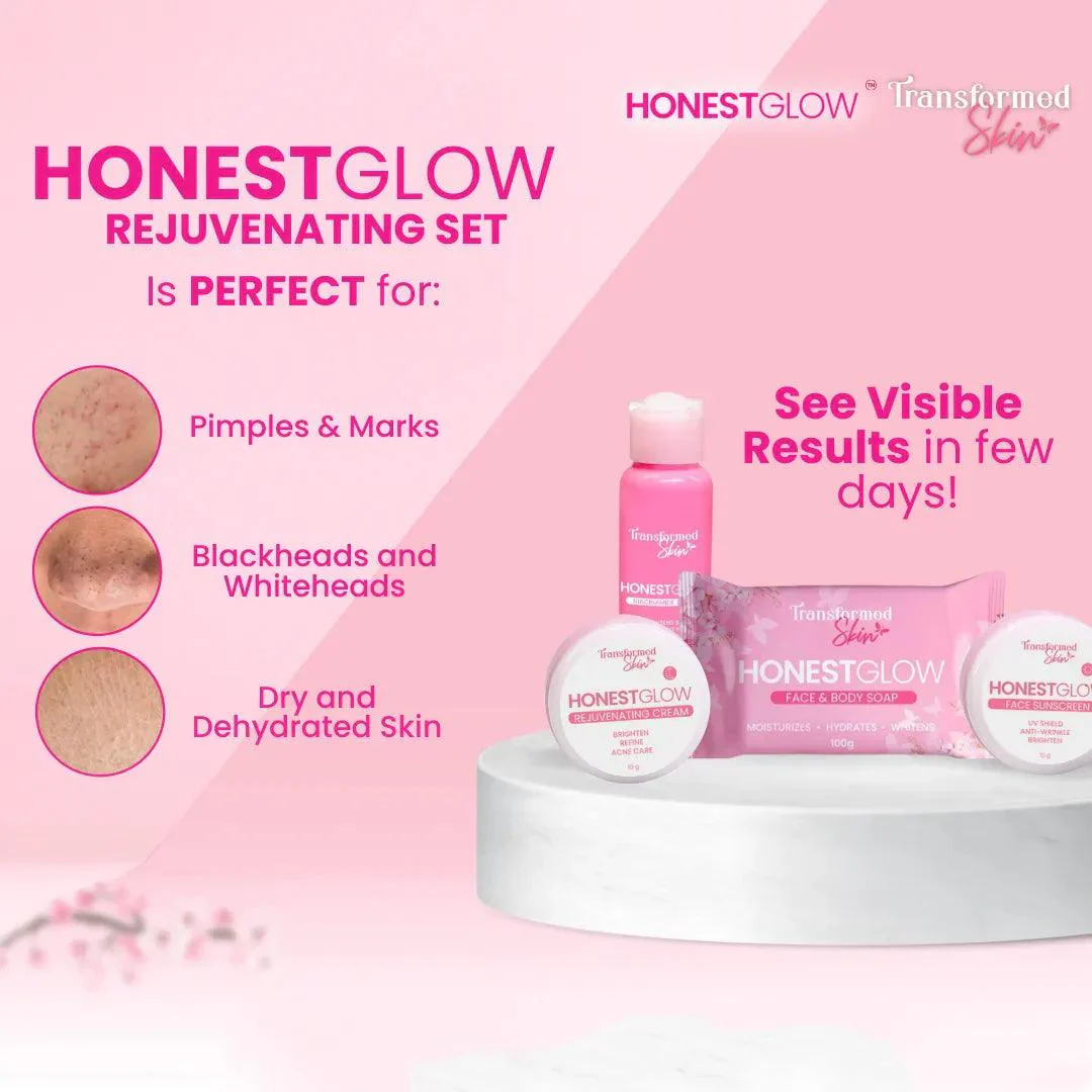HonestGlow Facial Set Mild Rejuvenating Set - Image 3