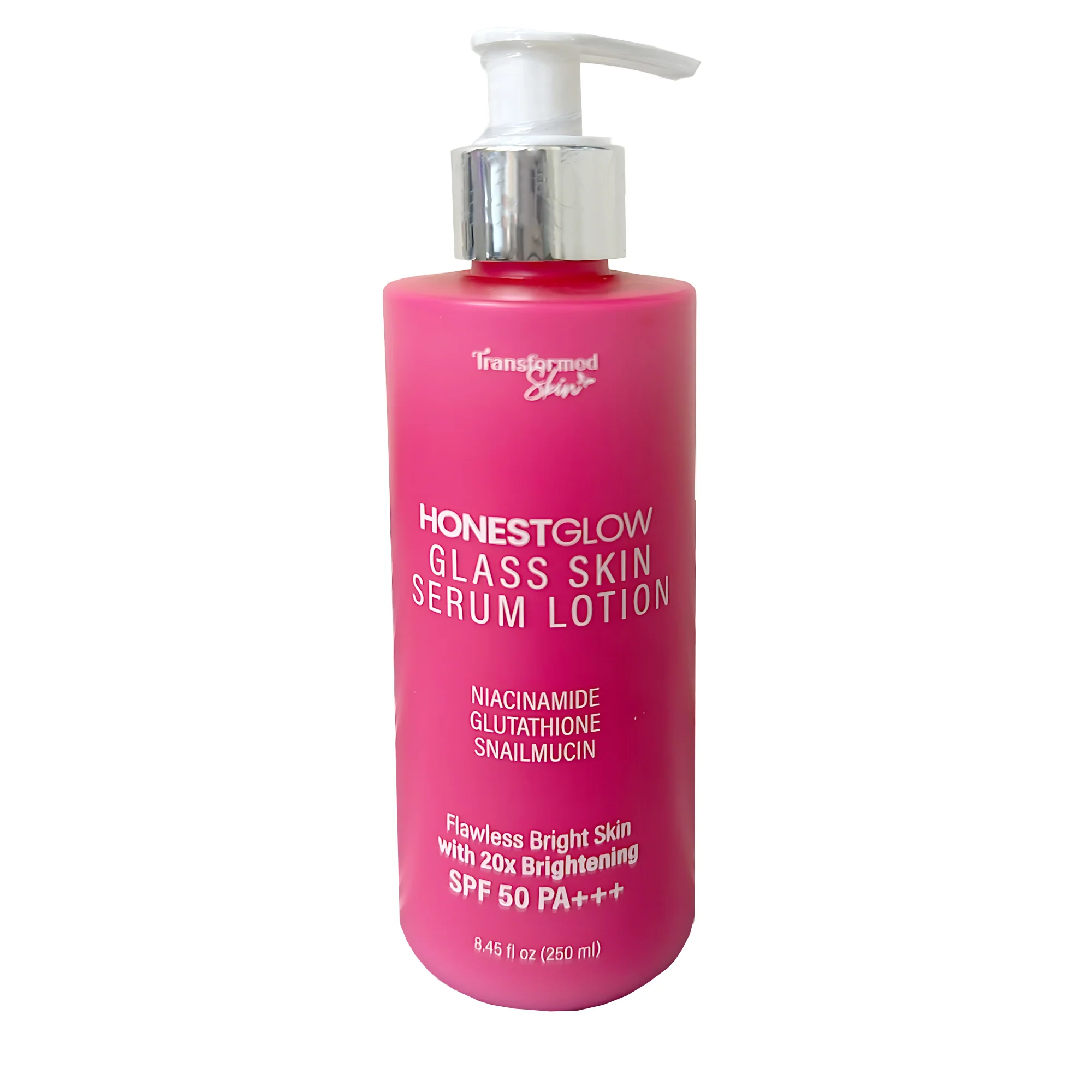 HONESTGLOW Glass Skin Serum Lotion – Niacinamide, Glutathione & Snail Mucin – SPF 50 PA+++(250ml) - Image 13