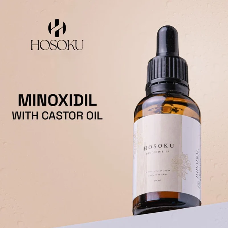 HOSOKU Minoxidil 15% Hair Regrowth Oil – 30ml