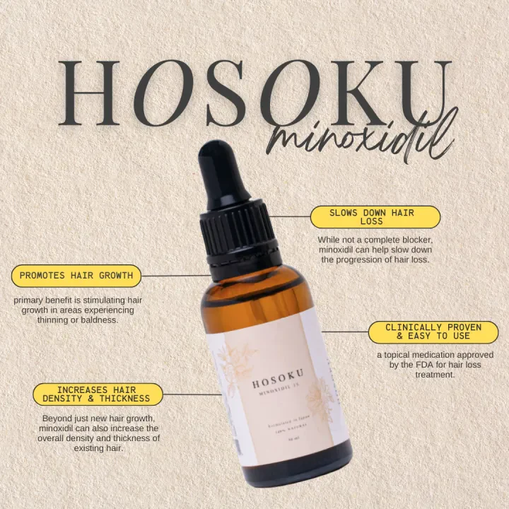 HOSOKU Minoxidil 15% Hair Regrowth Oil – 30ml - Image 7