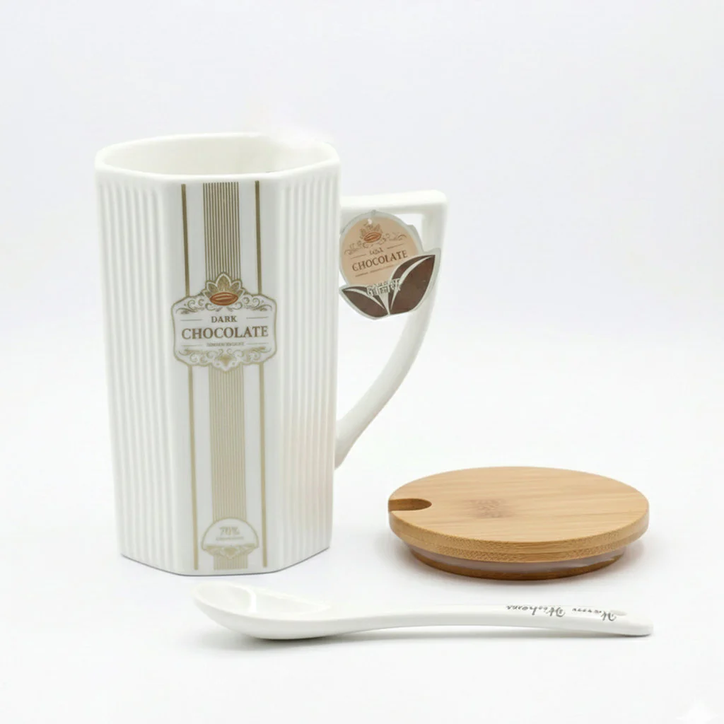 Hot Chocolate Ceramic Mug Gift Set – With Free Gift Wrap - Image 3