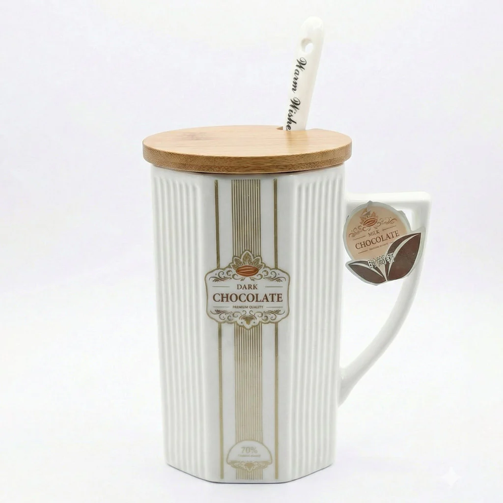 Hot Chocolate Ceramic Mug Gift Set – With Free Gift Wrap - Image 4