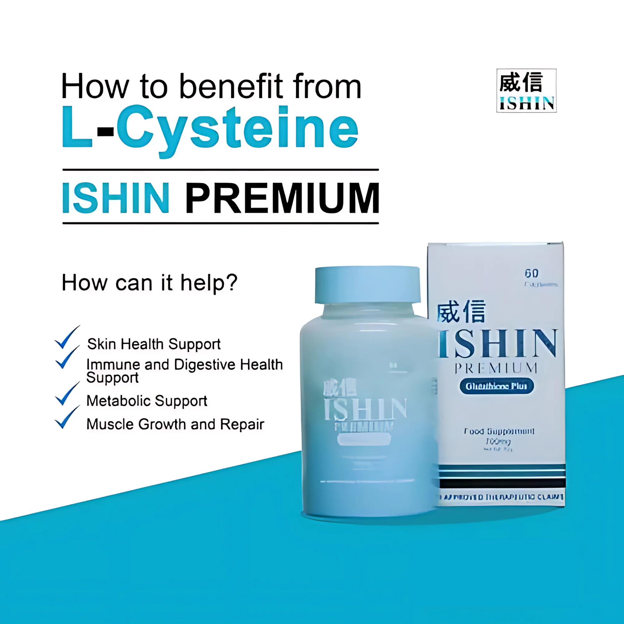 ISHIN Premium Glutathione Plus 700mg – 60 Capsules - Image 11