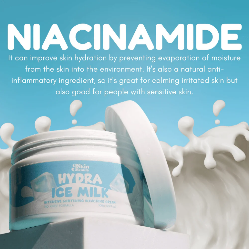 J Skin Beauty Hydra Ice Milk Bleaching Cream - 300g - Image 4