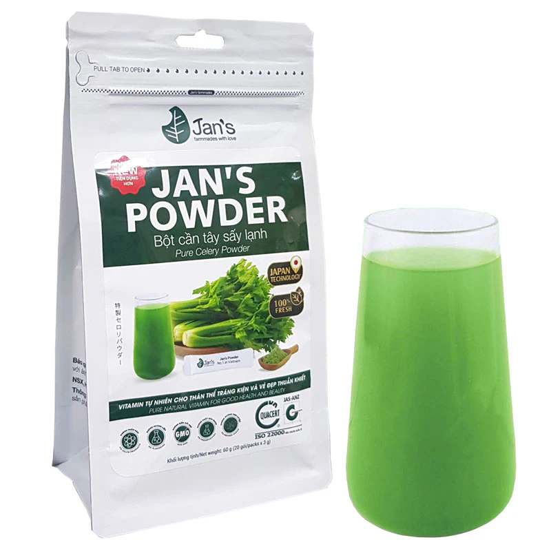 Jan's Powder 100% Freeze Dried Celery Powder - 100g - Image 3