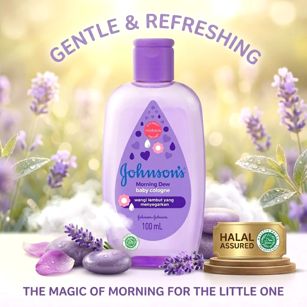 Johnson's Baby Cologne – Morning Dew (100ml) - Image 4
