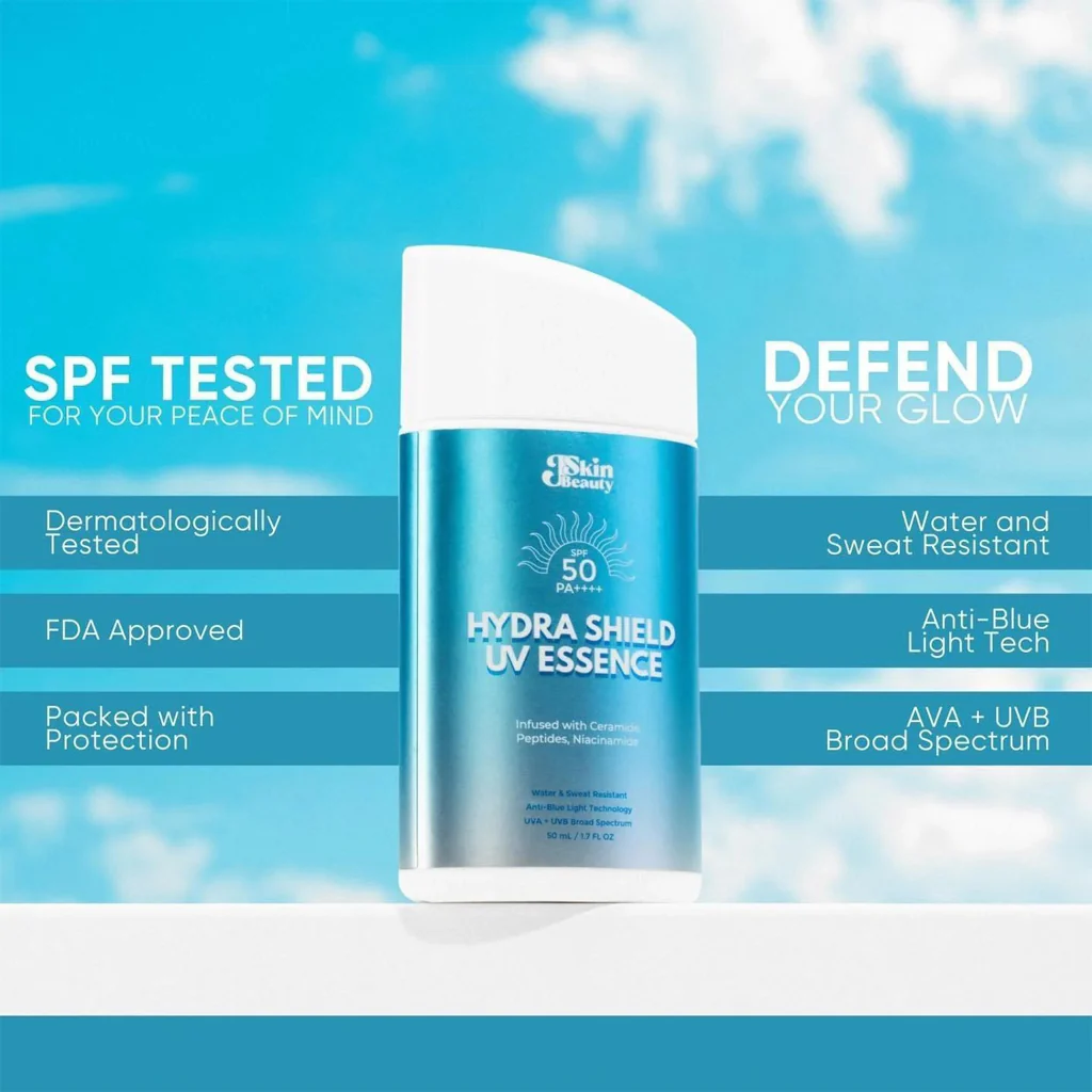 JSkin Beauty Hydra Shield UV Essence SPF 50 PA++++ - 50ml - Image 14