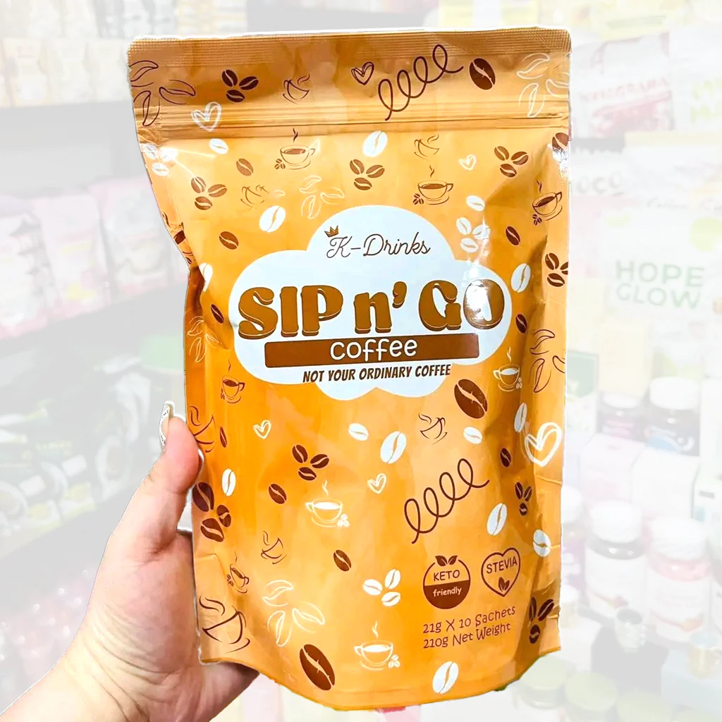 K-Drinks Sip n’ Go Detox Coffee – 22g × 10 Sachets - Image 6