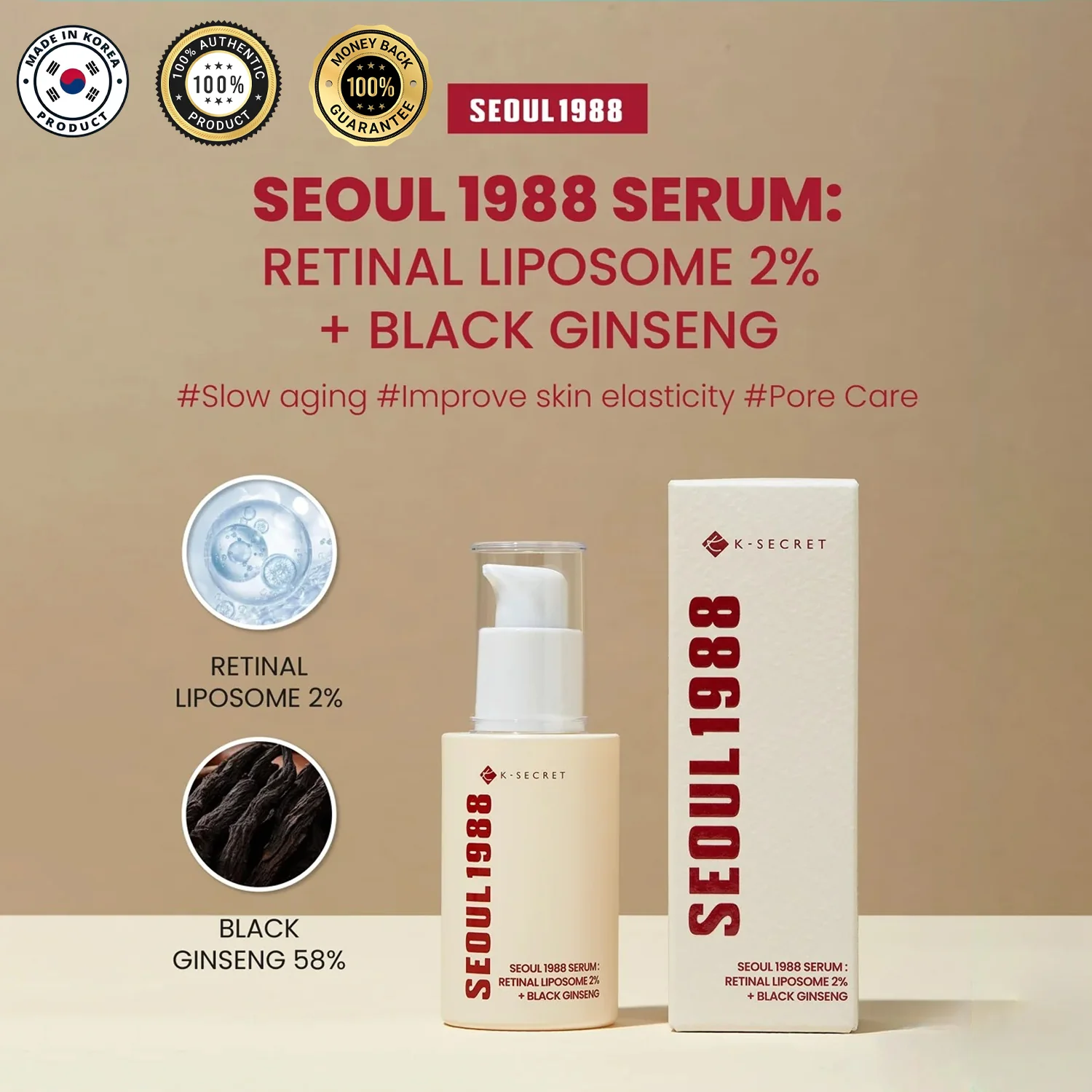 K-SECRET SEOUL 1988 Retinal Serum - 30ml - Image 3