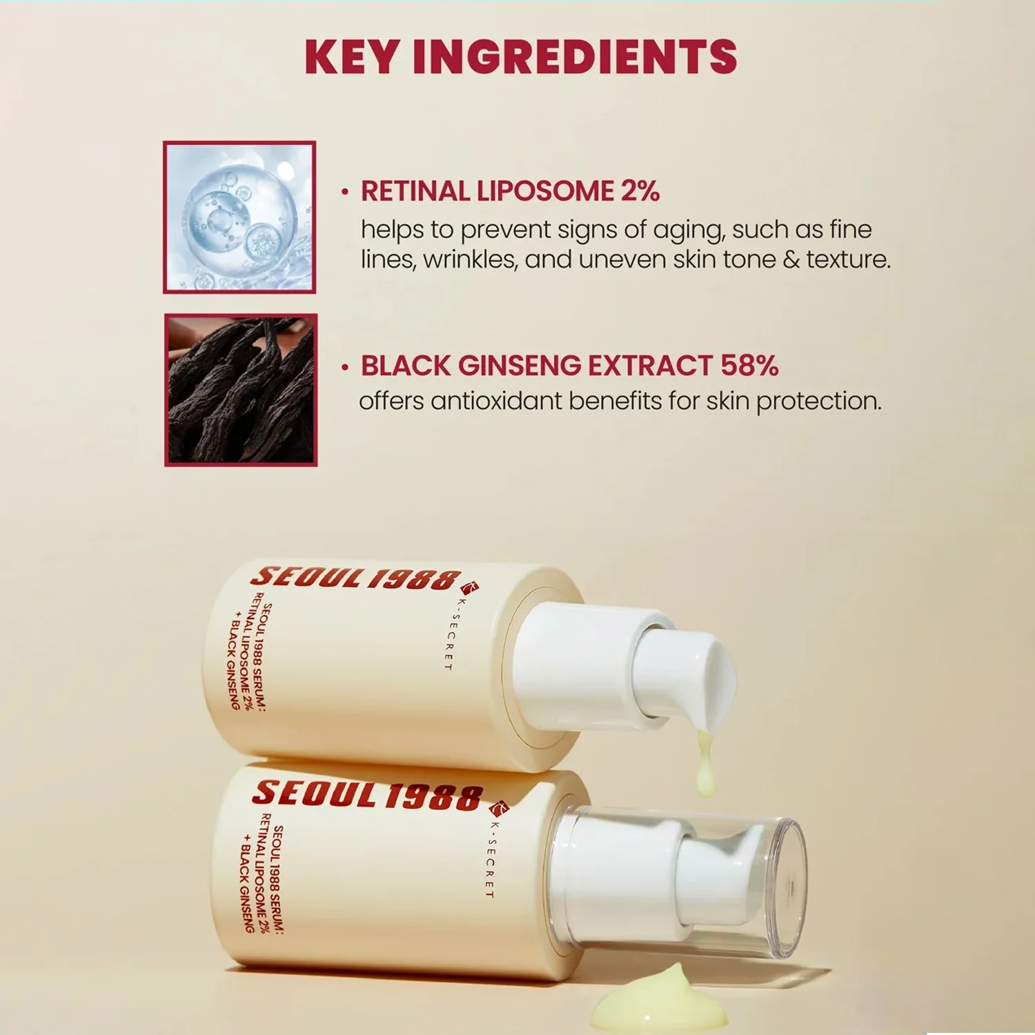 K-SECRET SEOUL 1988 Retinal Serum - 30ml - Image 5