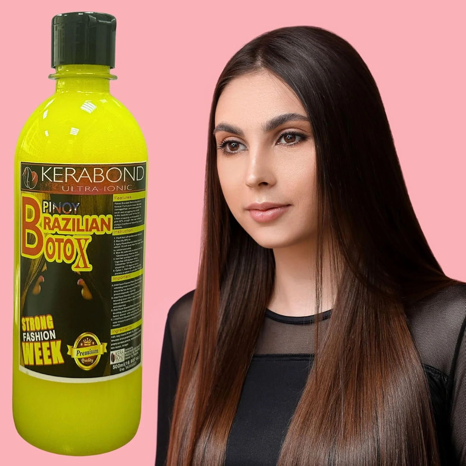 Kerabond Ultra-Ionic Pinoy Brazilian Hair Botox - 500ml - Image 3