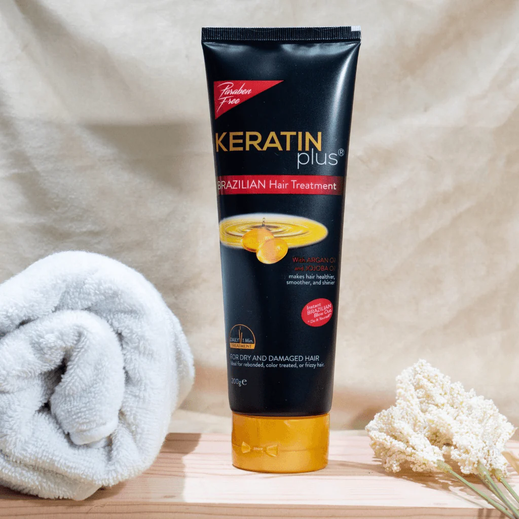 Keratin Plus Black Brazillian Hair Treatment Tube - 200g - Image 3