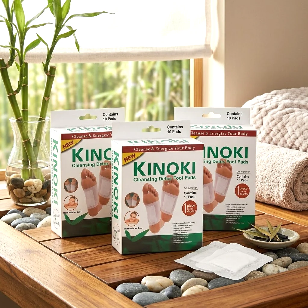Kinoki Cleansing Detox Foot Pads - 10 Pads (3Pcs Combo)