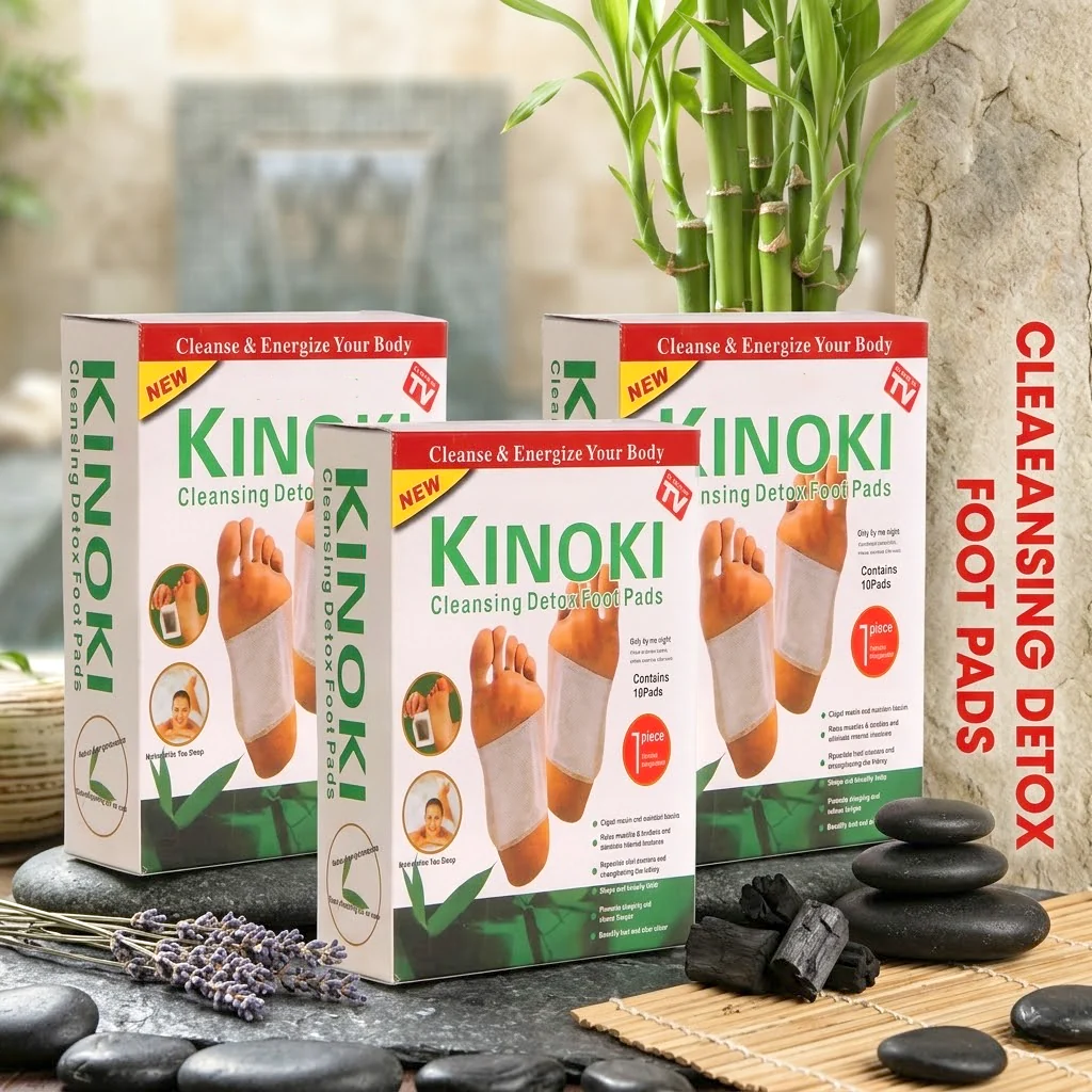 Kinoki Cleansing Detox Foot Pads - 10 Pads (3Pcs Combo) - Image 3
