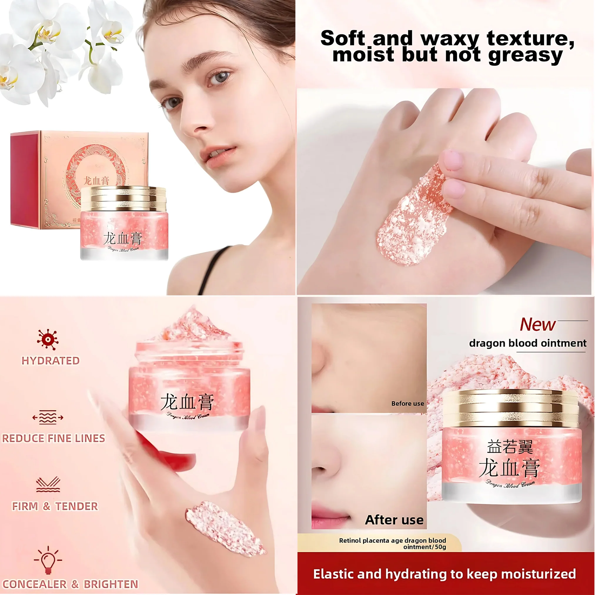 Kniyea VC Toner + Sadoer Niacinamide + Kiss Beauty Sunscreen + Retinol Placenta Royal Dragon Blood Cream – 4in1 Combo Set - Image 7