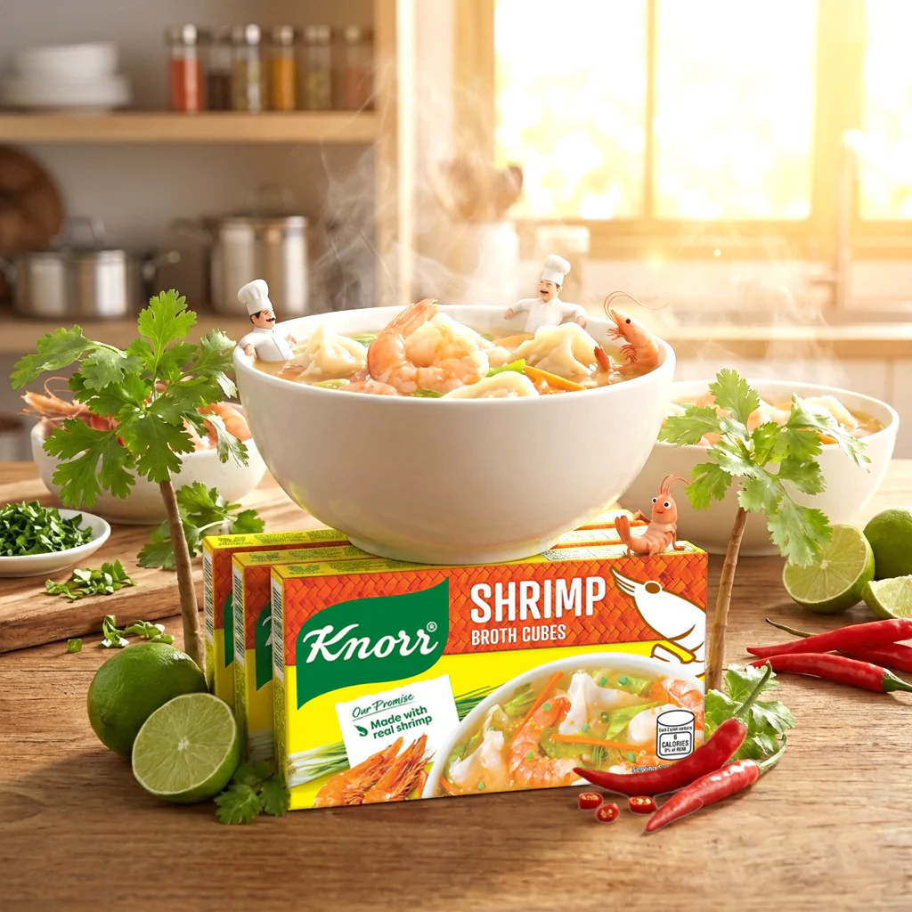 Knorr Shrimp Broth Cubes 6 - 60g (3 Pcs Combo) - Image 2