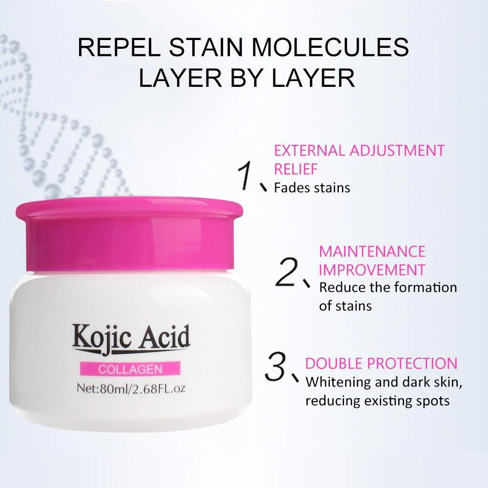 Kojic Acid Collagen Whitening Cream - 80ml - Image 3