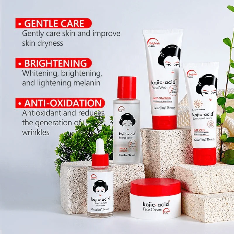 Kojic Acid Brightening Skin Care Set - Image 3