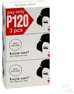 Kojie San Skin Lightening Kojic Acid Soap 3 Bars 100gm - Image 3