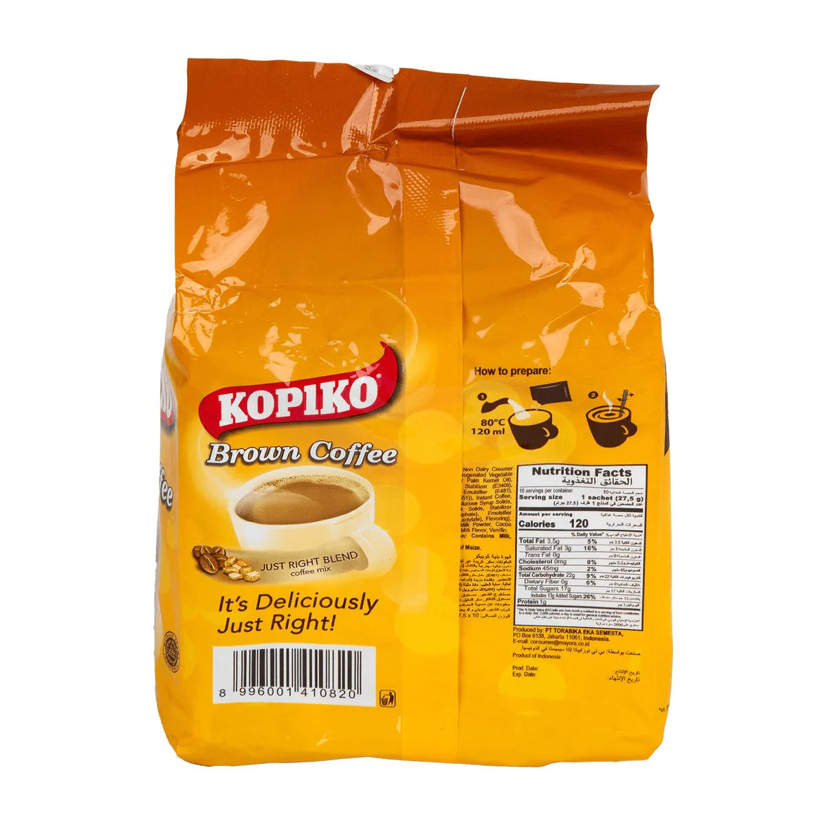 KOPIKO Brown Coffee Bag 10x25gm - Image 3