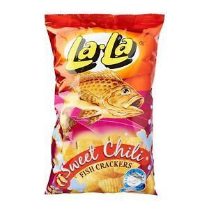 La La Sweet Chili Fish Crackers 100g