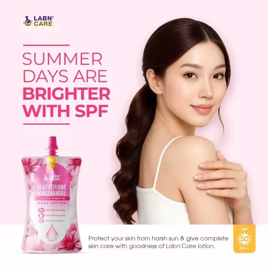 Labn’ Care Glutathione Niacinamide + Alpha Arbutin Body Lotion - 200ML - Image 2