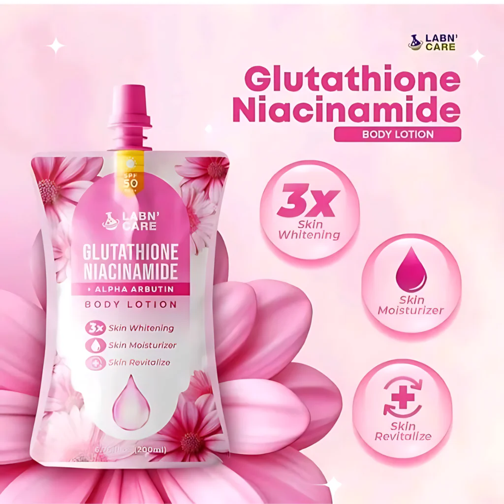 Labn’ Care Glutathione Niacinamide + Alpha Arbutin Body Lotion - 200ML - Image 5