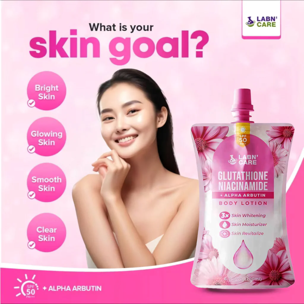 Labn’ Care Glutathione Niacinamide + Alpha Arbutin Body Lotion - 200ML - Image 7