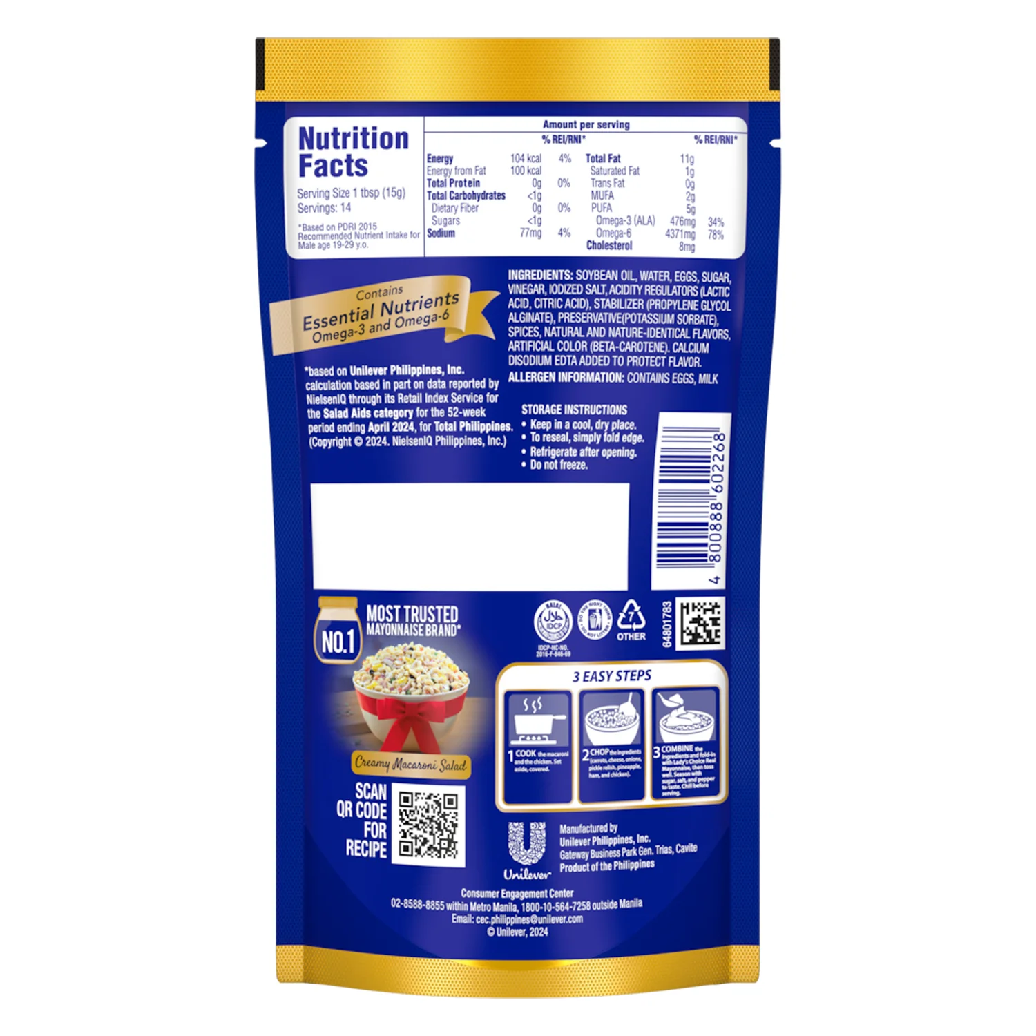 Lady's Choice Real Mayonnaise - 220ml - Image 2