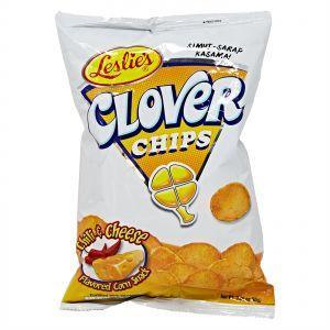 Leslie's Clover Chips Chili and Cheese 85gm