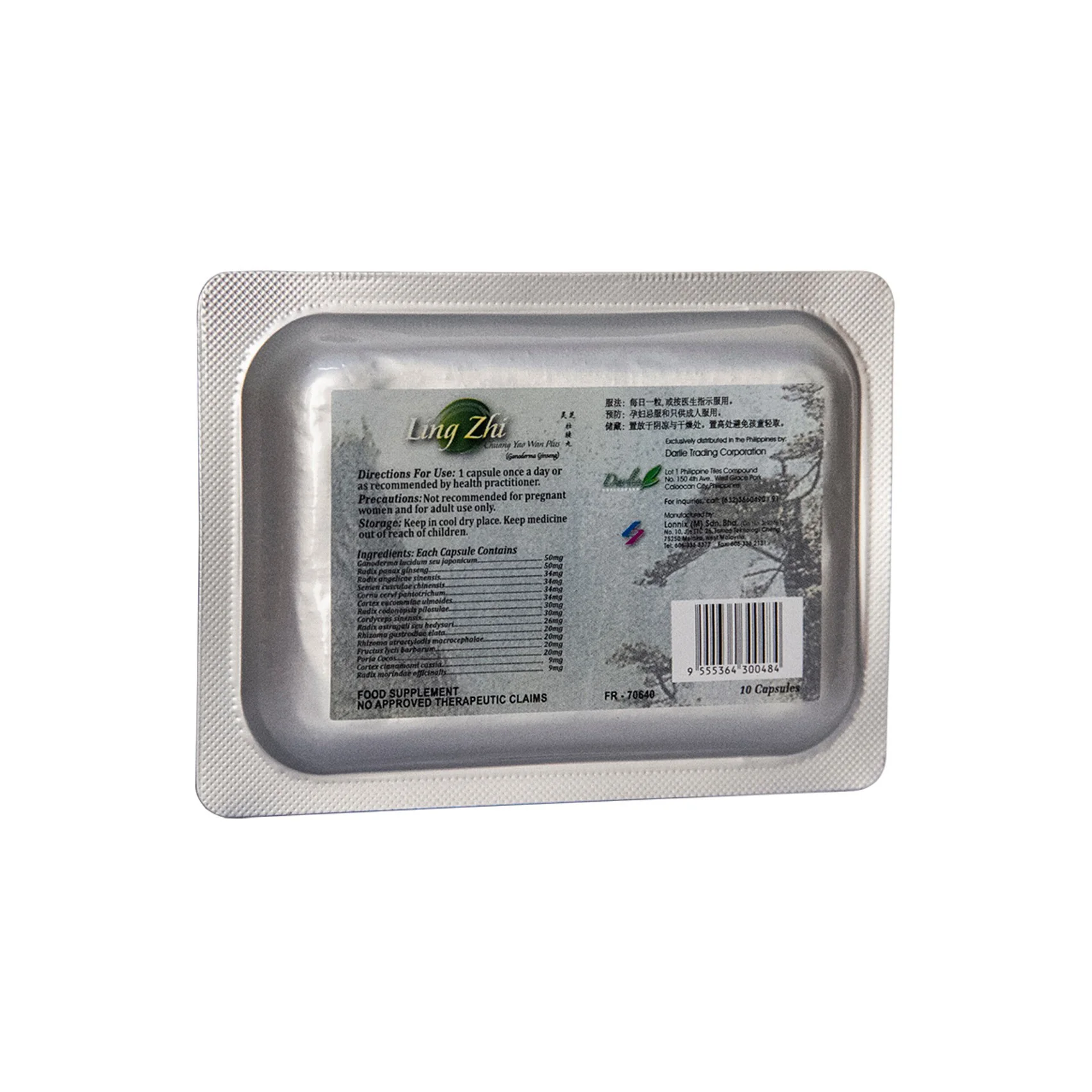 Ling Zhi Chuang Yao Wan Plus (Ganoderma Ginseng) - Image 2