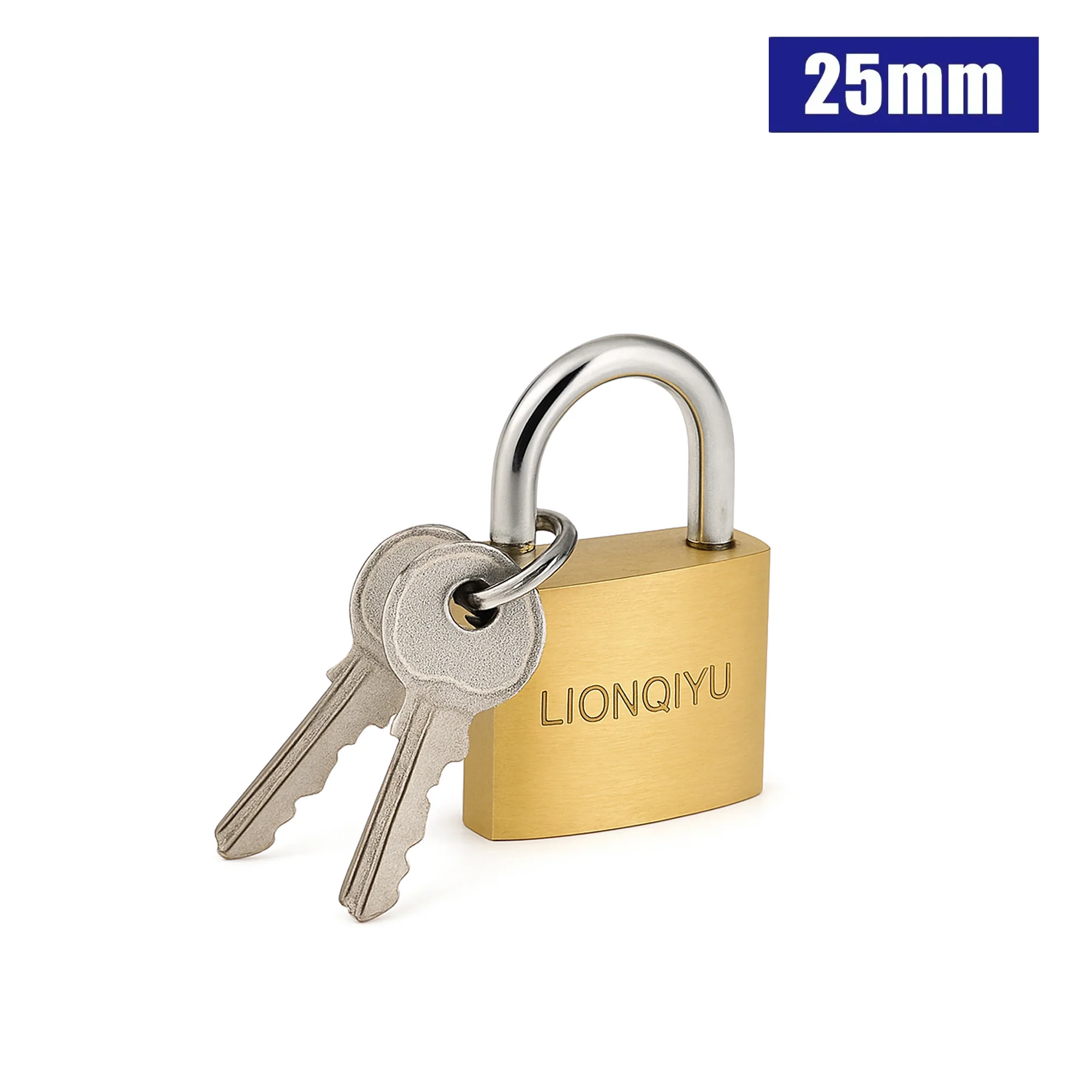 Lionqiyu Golden Padlock – 25mm - Image 4