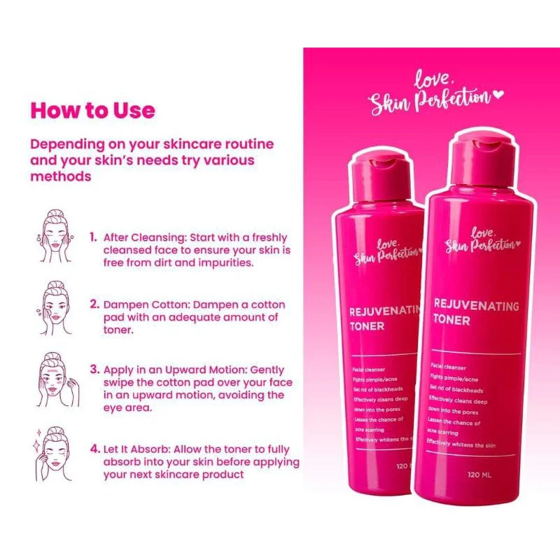 Love Skin Perfection Rejuvenating Toner - 120ml - Image 8