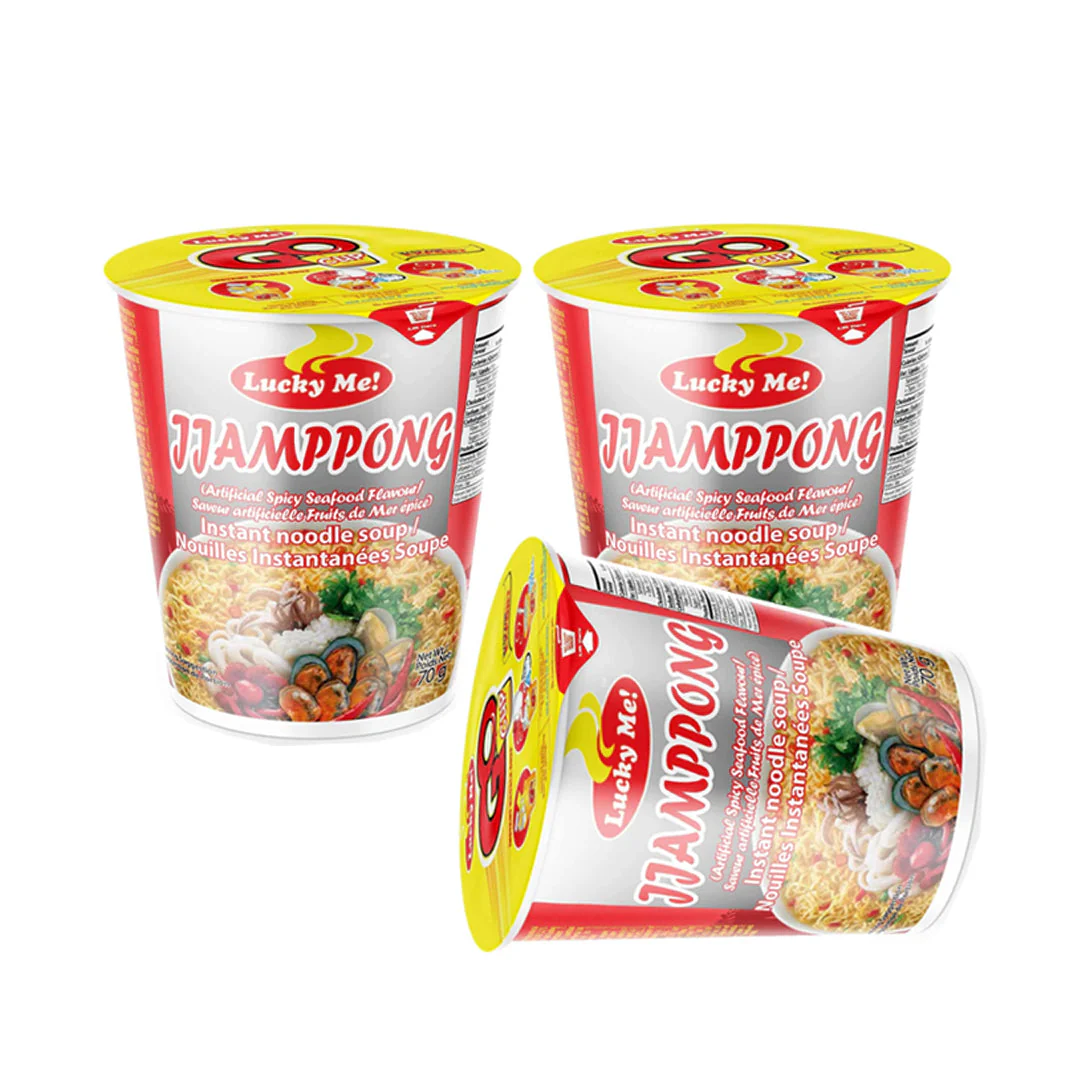 Lucky Me Jjampong Mami Cup Noodles - 70g × 3Pcs (Offer) - Image 3