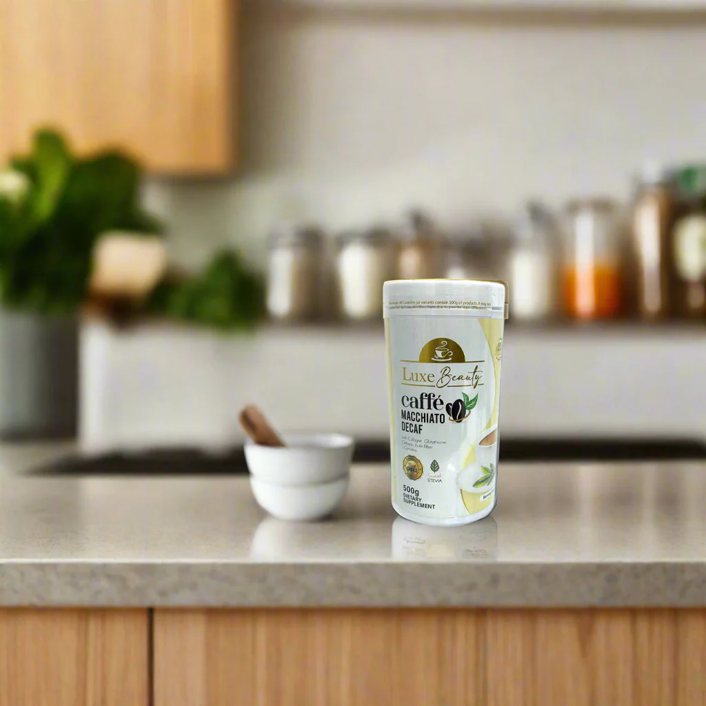 Luxe Beauty Caffe Macchiato Decaf Jar –  500g - Image 3