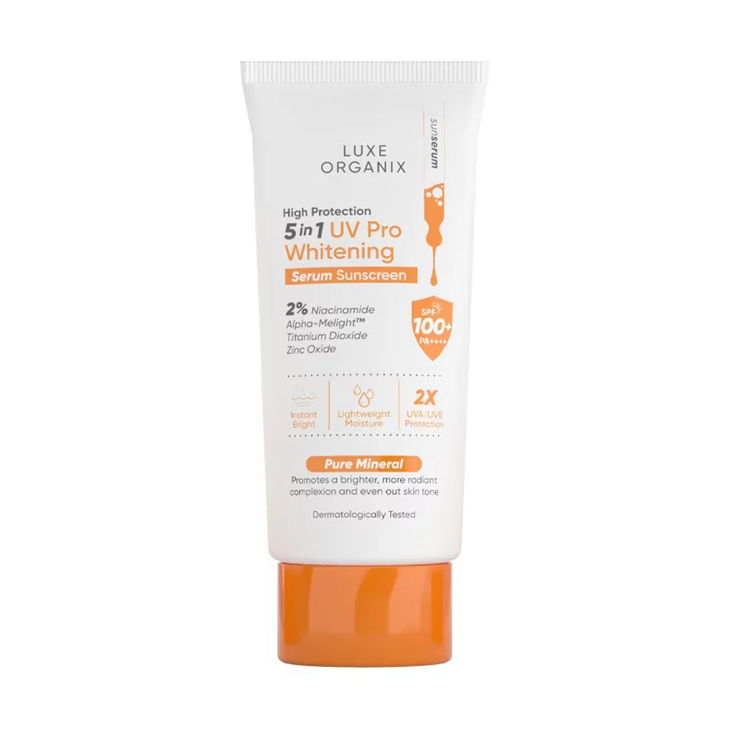 Luxe Organix 5-in-1 UV Pro Whitening Serum Sunscreen SPF 100 PA+++ - 40ml - Image 7