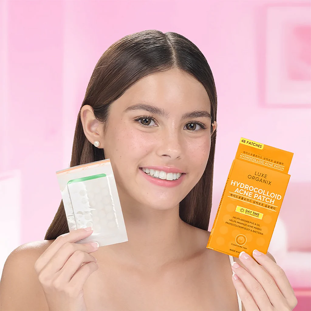 Luxe Organix Hydrocolloid Acne Patch – Day Time (48 Patches) - Image 2